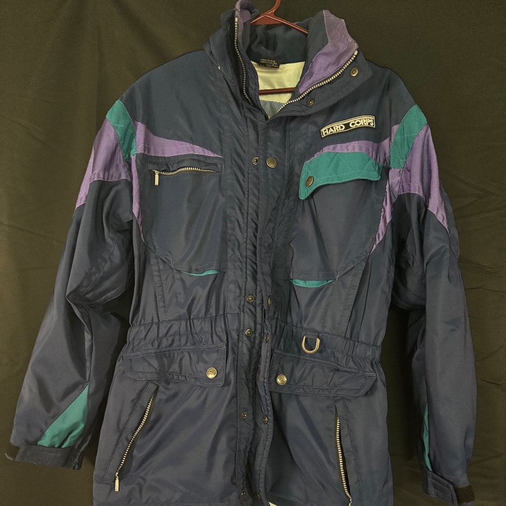 Vtg 90s Hard Corps GTX US Ski Team Tech Anorak Jacket sz M Beautiful Jacket